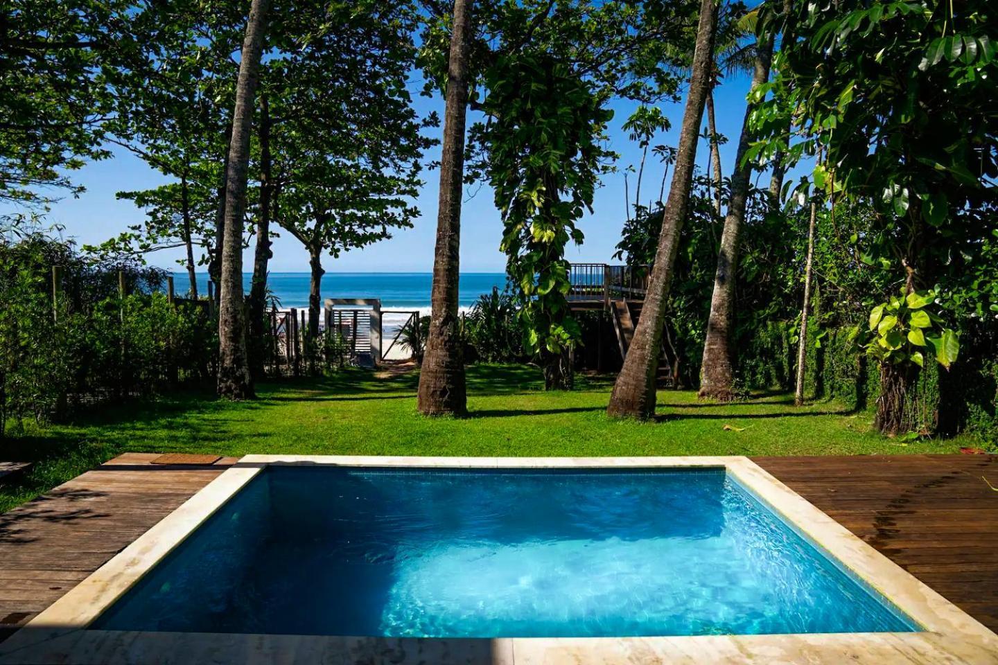 상세바스티앙 C7, Casa Vibrante, Pe Na Areia De Maresias 빌라 외부 사진